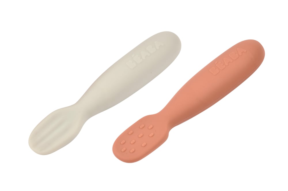 Silikon Kaşık Seti, Terracotta/velvet grey
