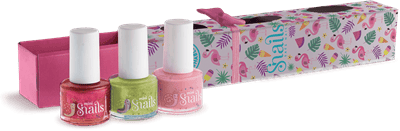 Snails Mini 3lü Su Bazlı Oje - Flamingo