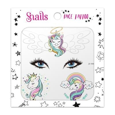 Snails Yüz Dövmesi –  Unicorn Crown Oje & Ruj Snails