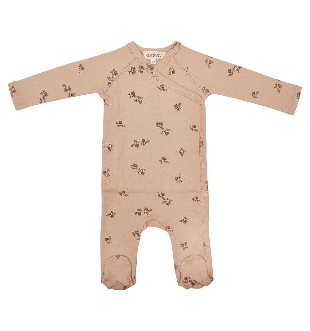 Uzun Kollu Ayaklı Tulum, Light Peach