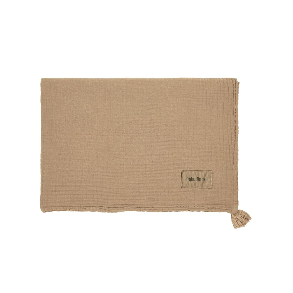 Wabi Sabi Çift Kat Müslin Battaniye, Sesame