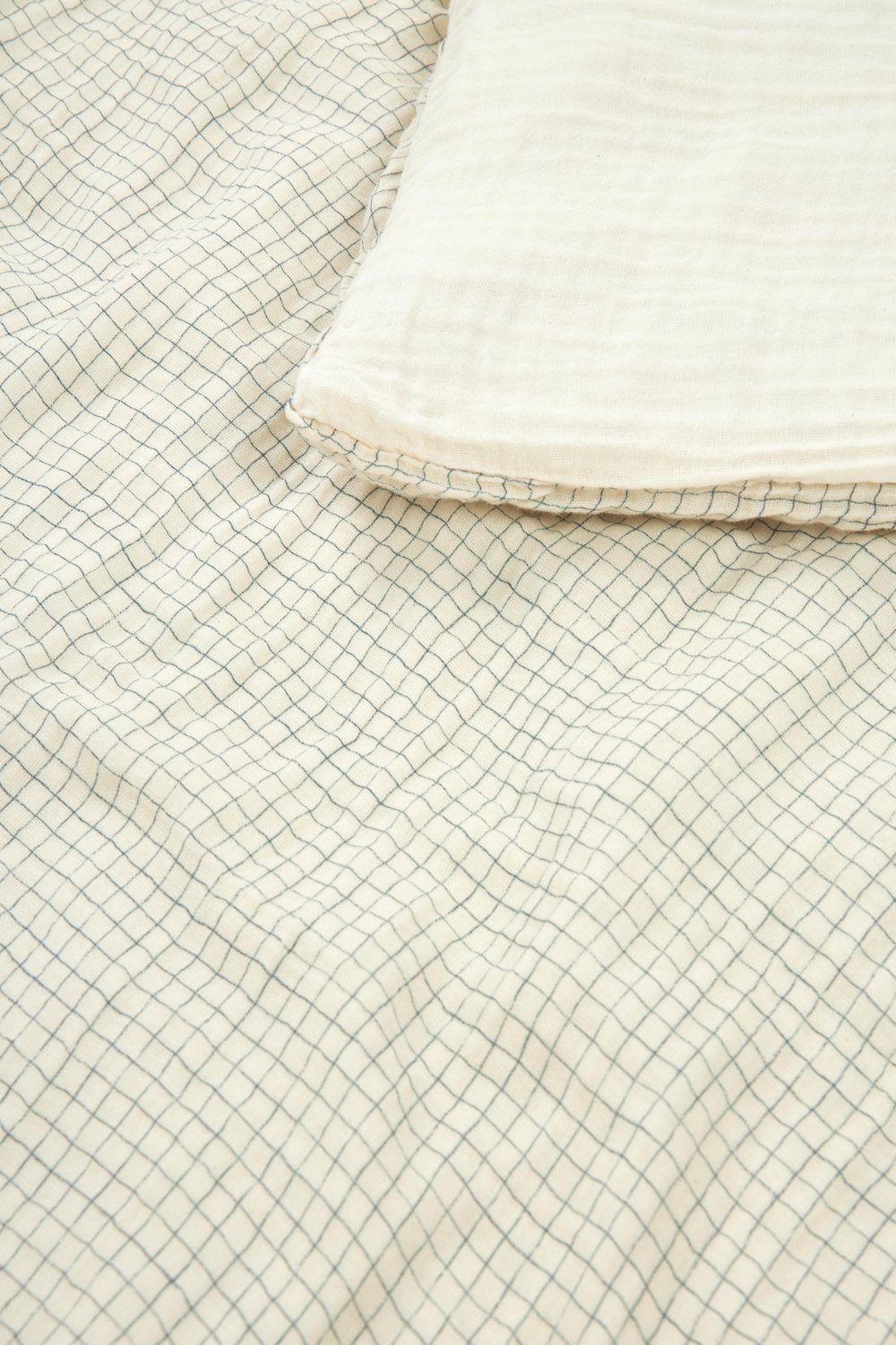 Wabi Sabi Çocuk Yatak Nevresim Takımı, Blue Grid