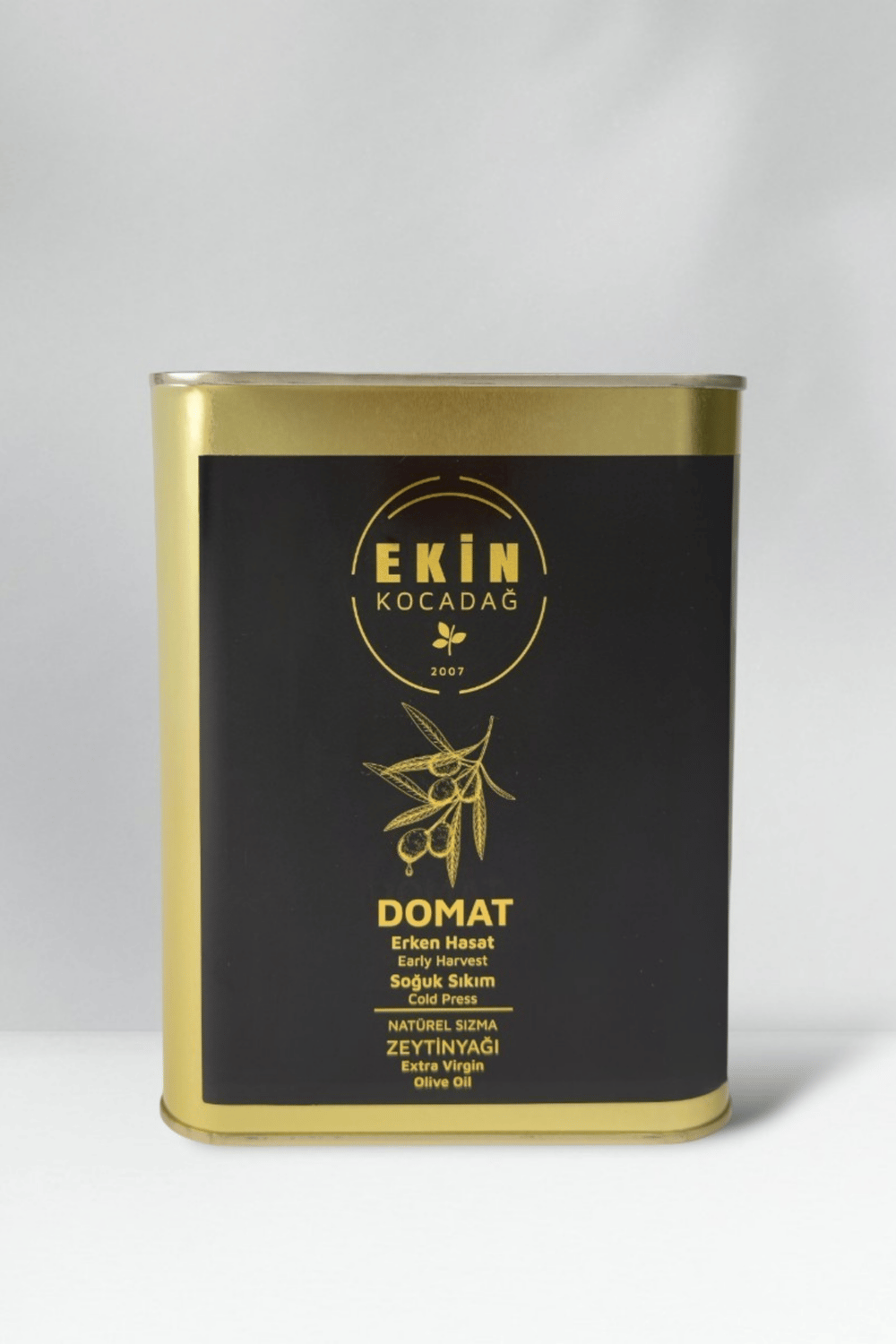 Domat Soğuk Sıkım Erken Hasat Zeytinyağı 2lt