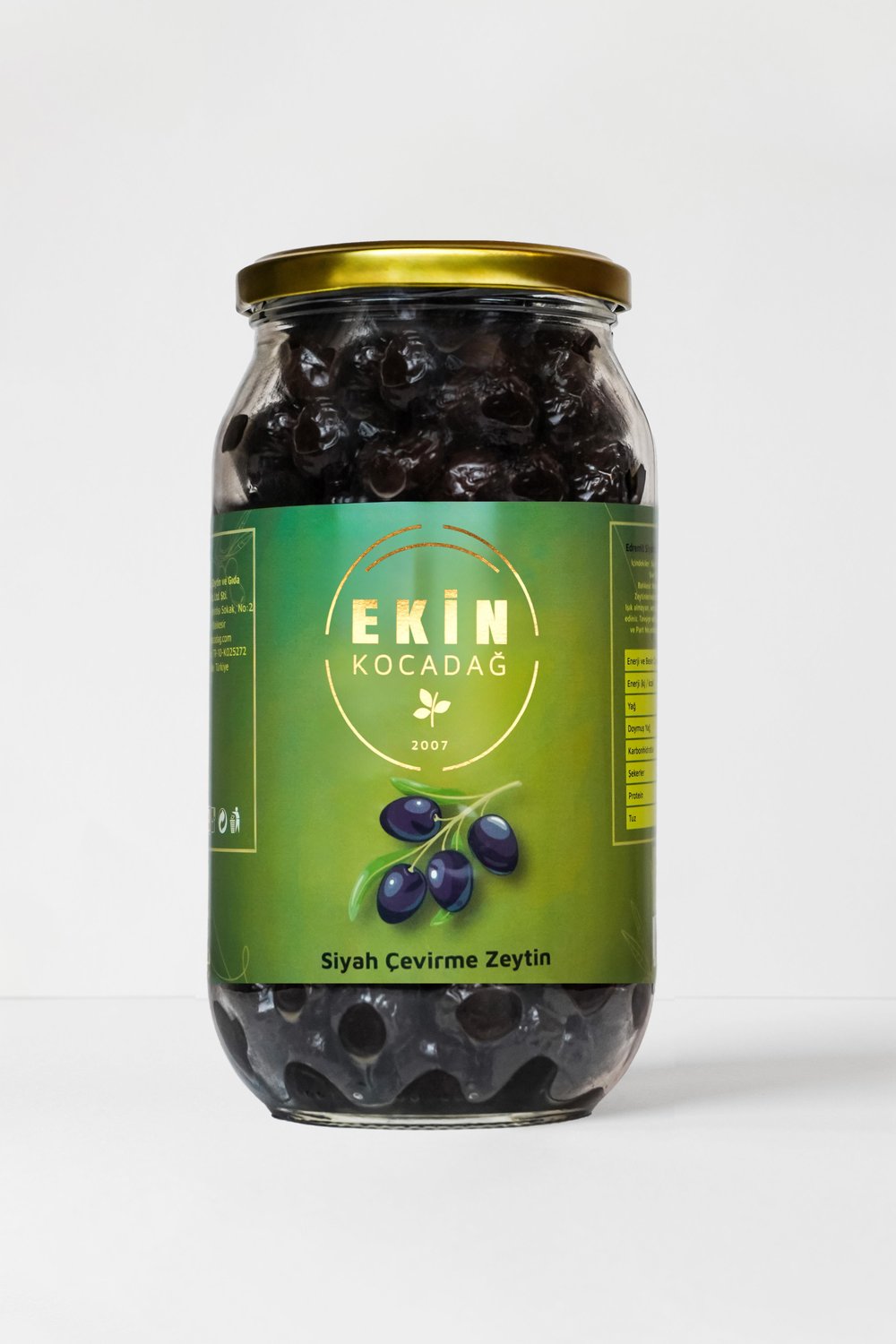 Edremit Siyah Çevirme Zeytin 650gr