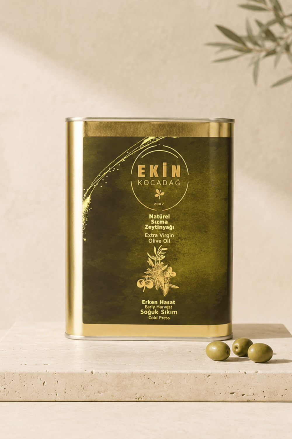 Filtresiz Erken Hasat Soğuk Sıkım Naturel Sızma Zeytinyağı 2lt