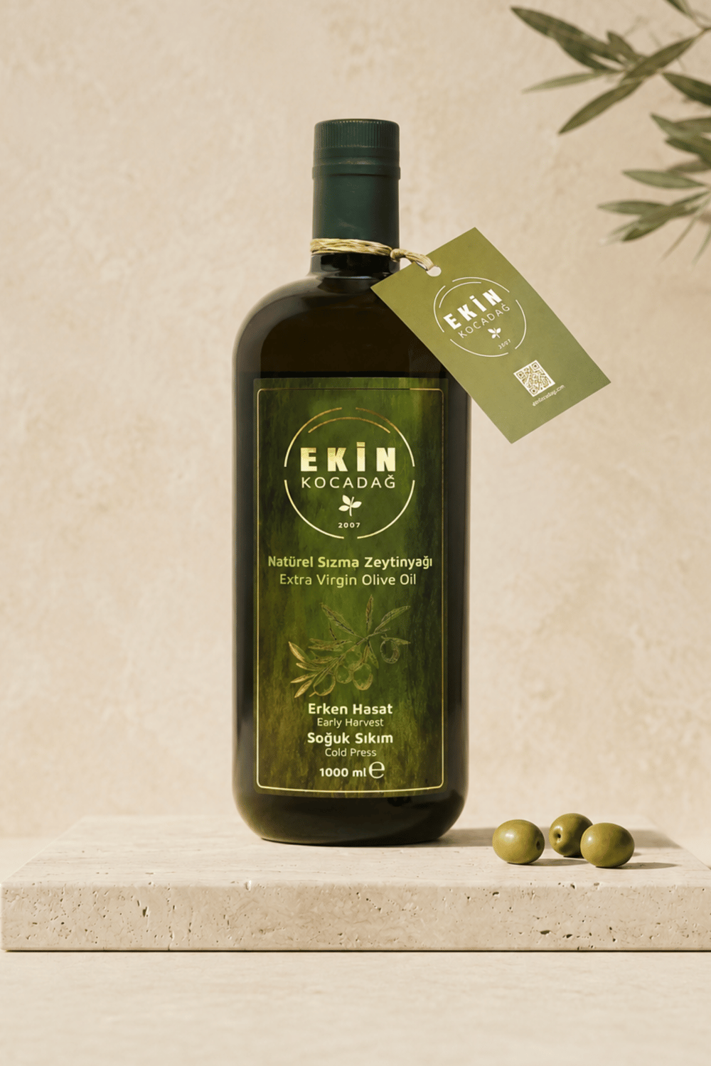 Filtresiz Erken Hasat Soğuk Sıkım Naturel Sızma Zeytinyağı 1lt