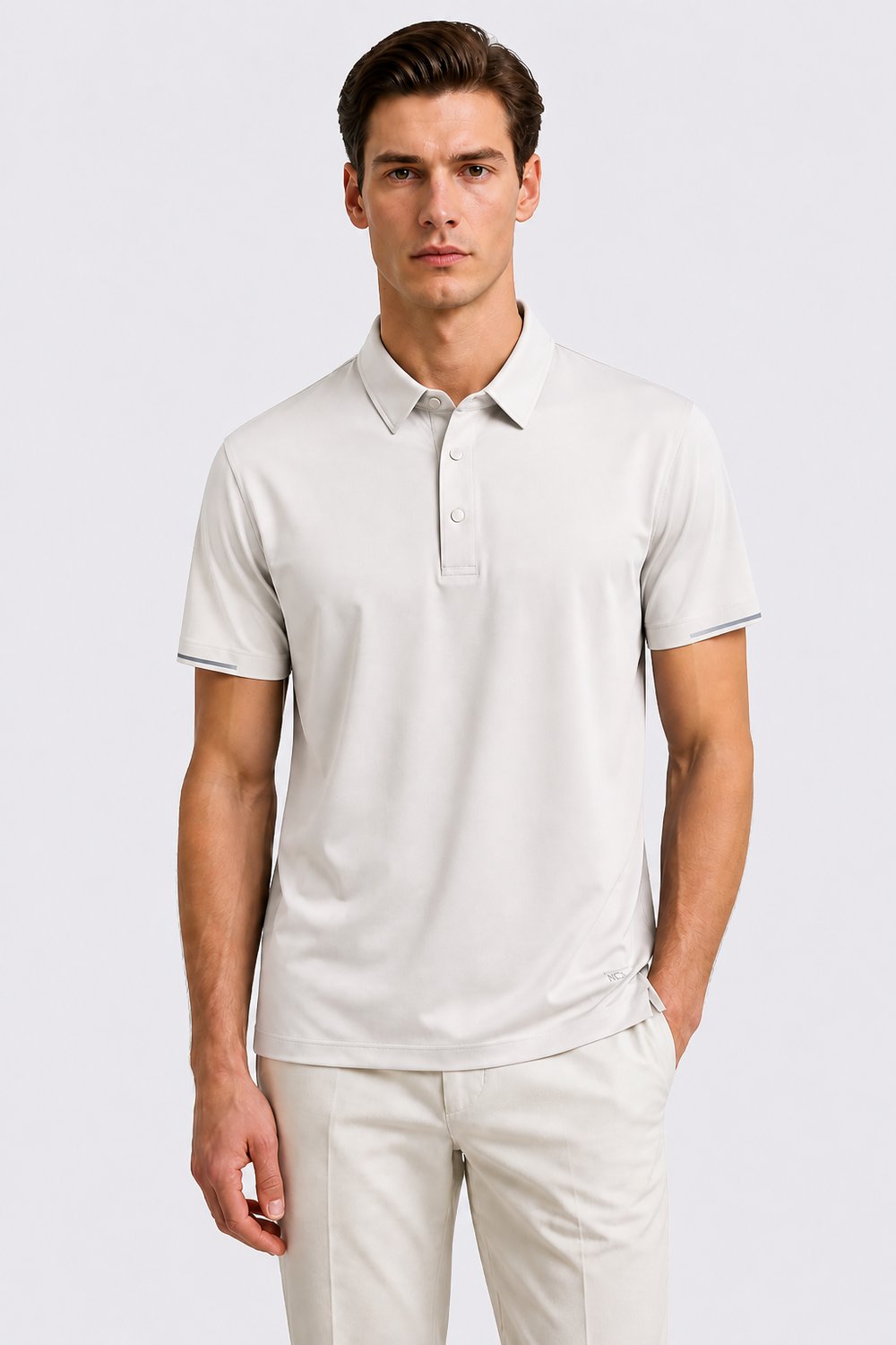 NCS JEANSErkek Polo Yaka Tişört Bej1351