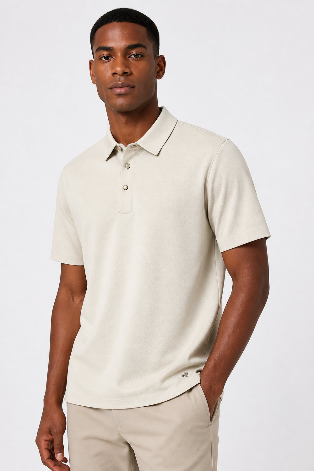 NCS JEANSErkek Polo Yaka Tişört Bej1352
