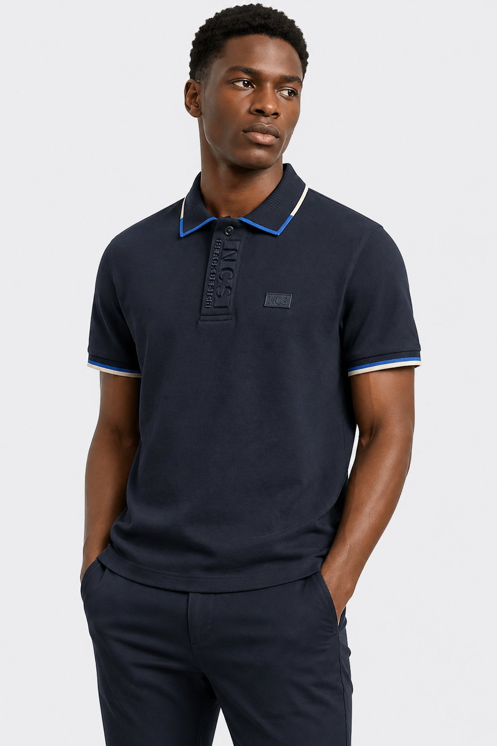 NCS JEANSErkek Polo Yaka Tişört Lacivert1324