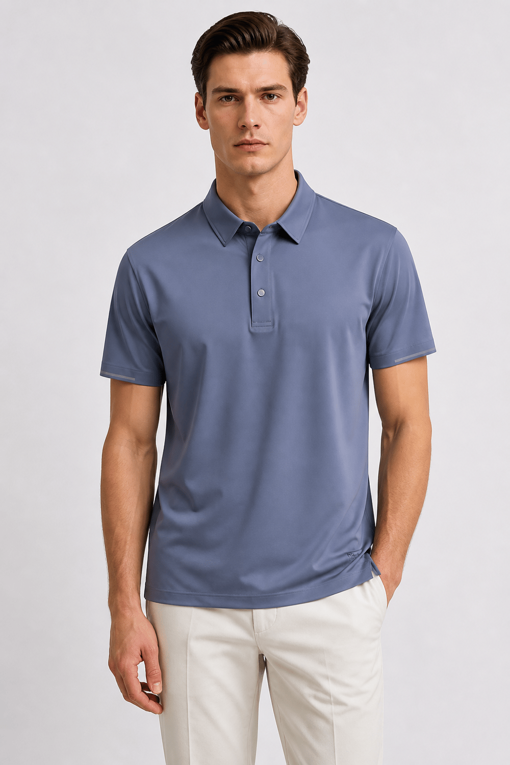 NCS JEANSErkek Polo Yaka Tişört Mavi1351