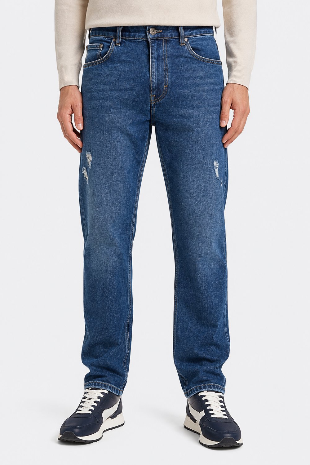NCS JEANSErkek Regular Fit Düz Paça Jean Pantolon D.blue502