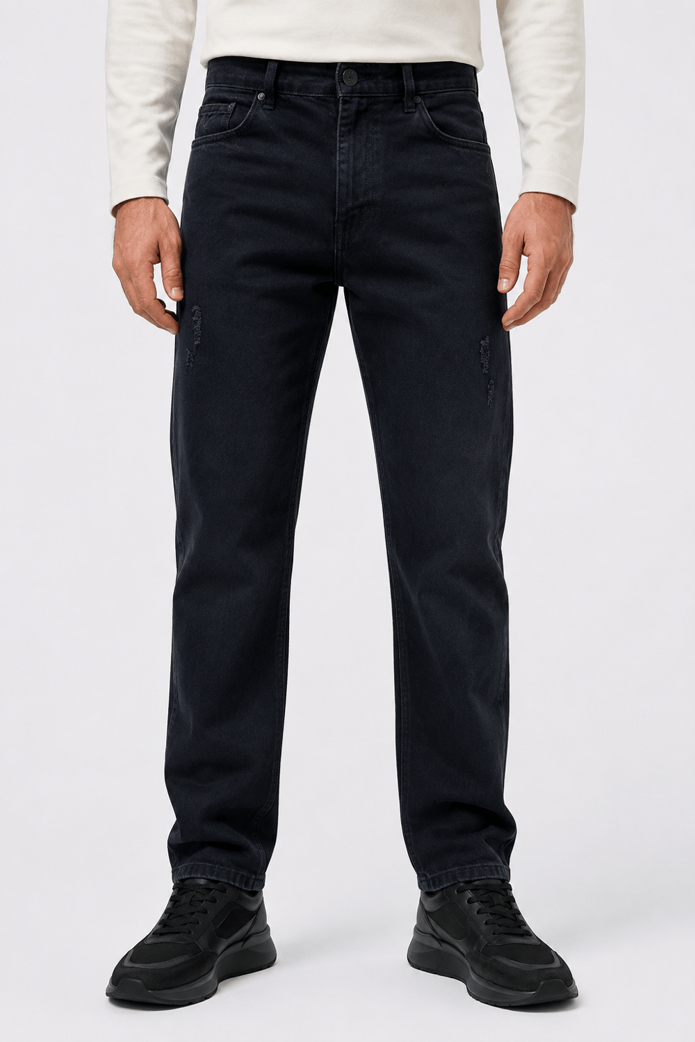 NCS JEANSErkek Regular Fit Düz Paça Jean Pantolon Siyah502