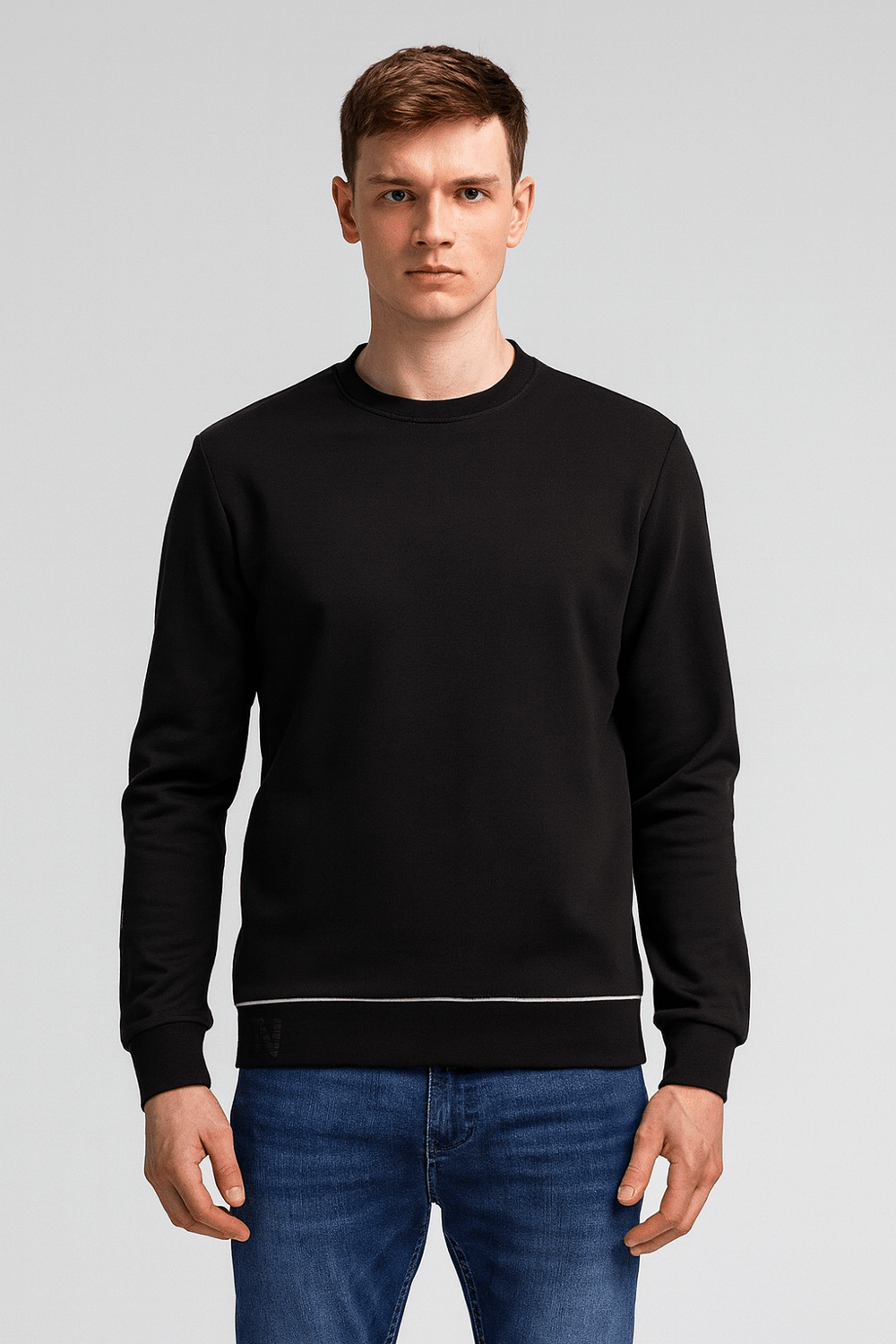 NCS JEANS Erkek Sweatshirt Bisiklet Yaka NCS DSGN 1670