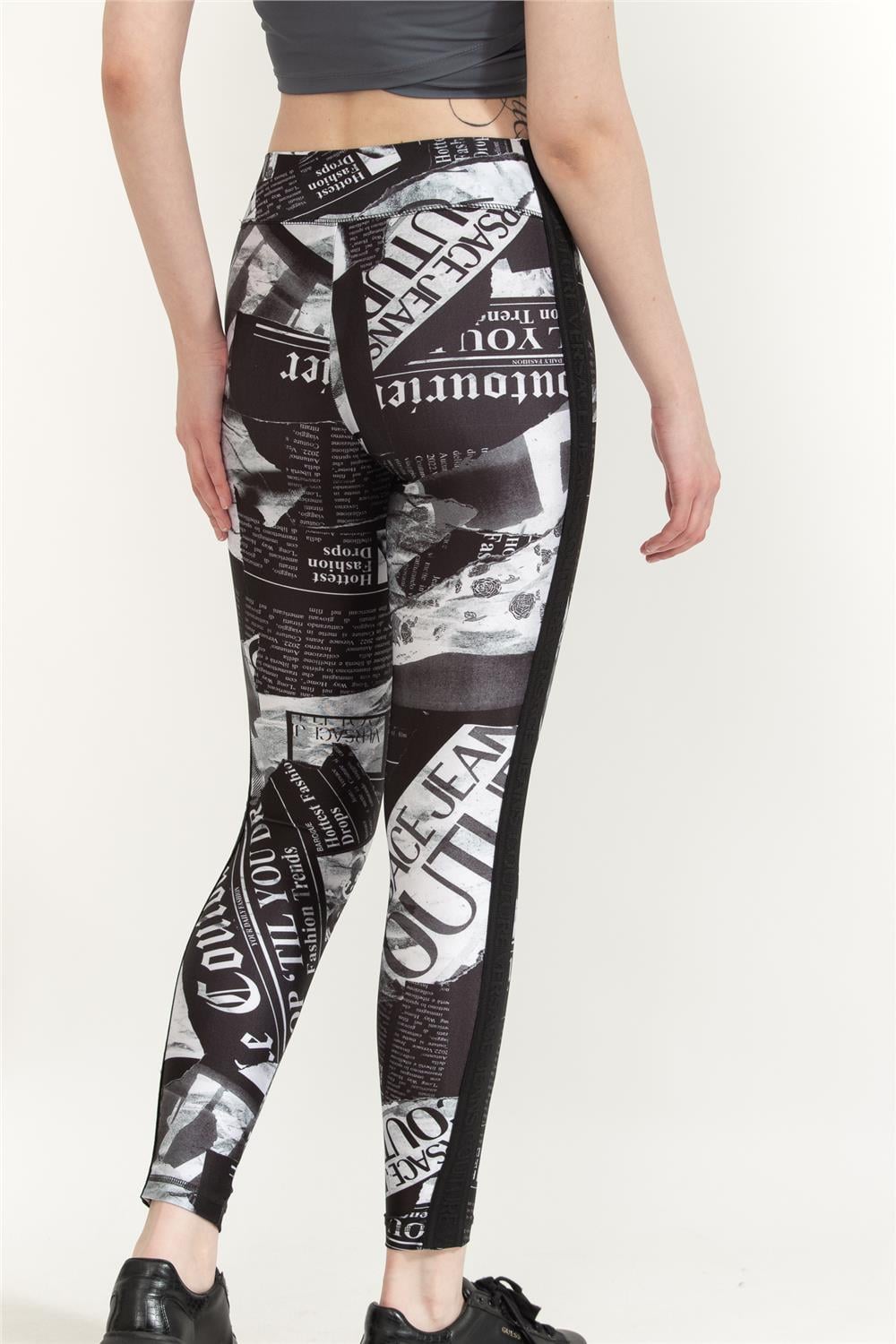 76HAC114JS301 S SIDE TAPE JEGGING FOUSEUX Siyah