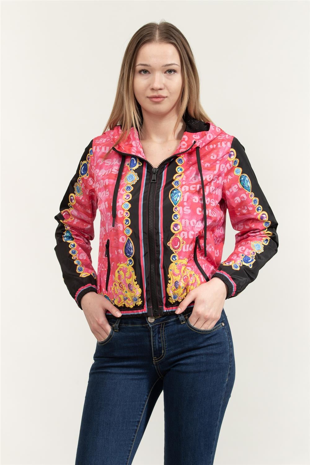 76HASD01CQ05S HEART PL  JACKET