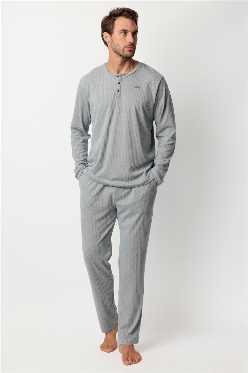 Admas Canale Supersoft Erkek Pijama Takımı Mavi
