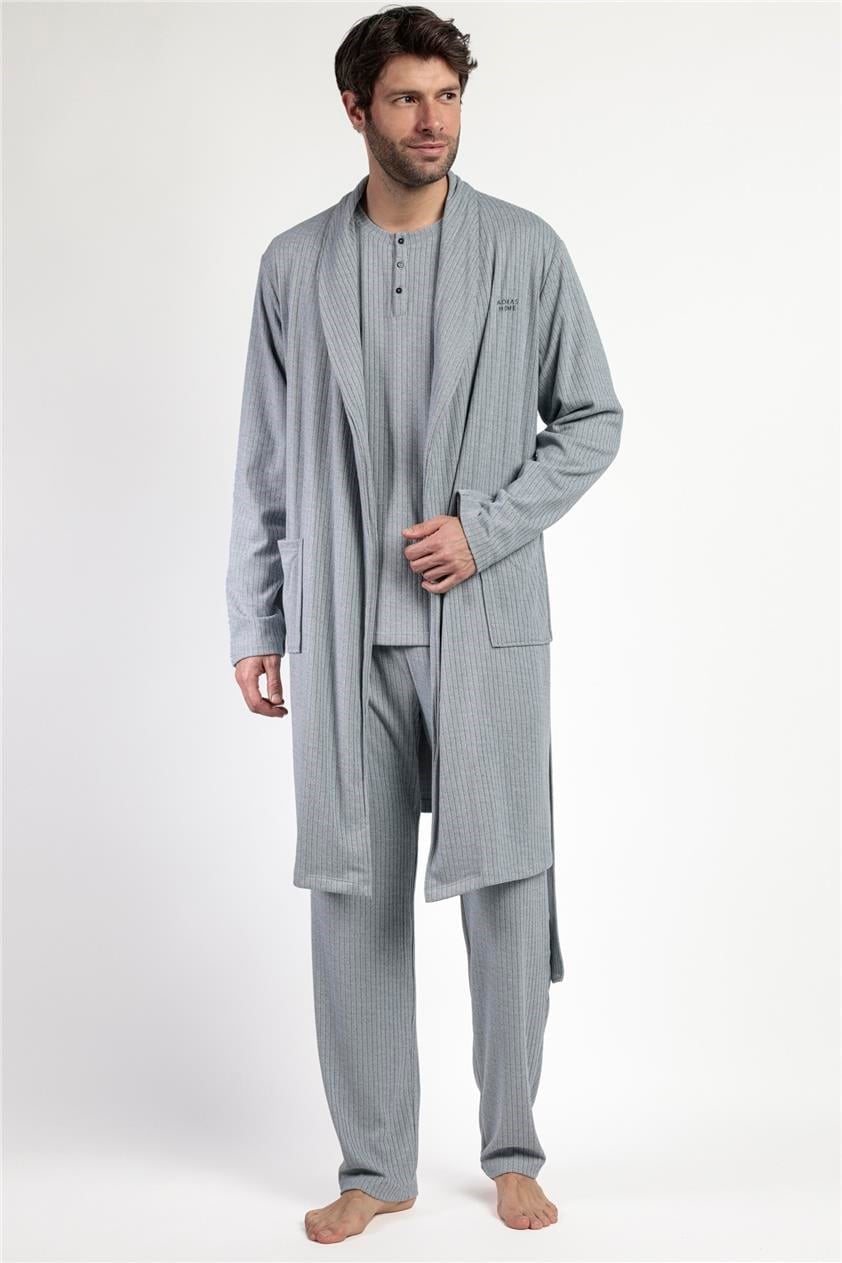 Admas Canale Supersoft Erkek Sabahlık Mavi