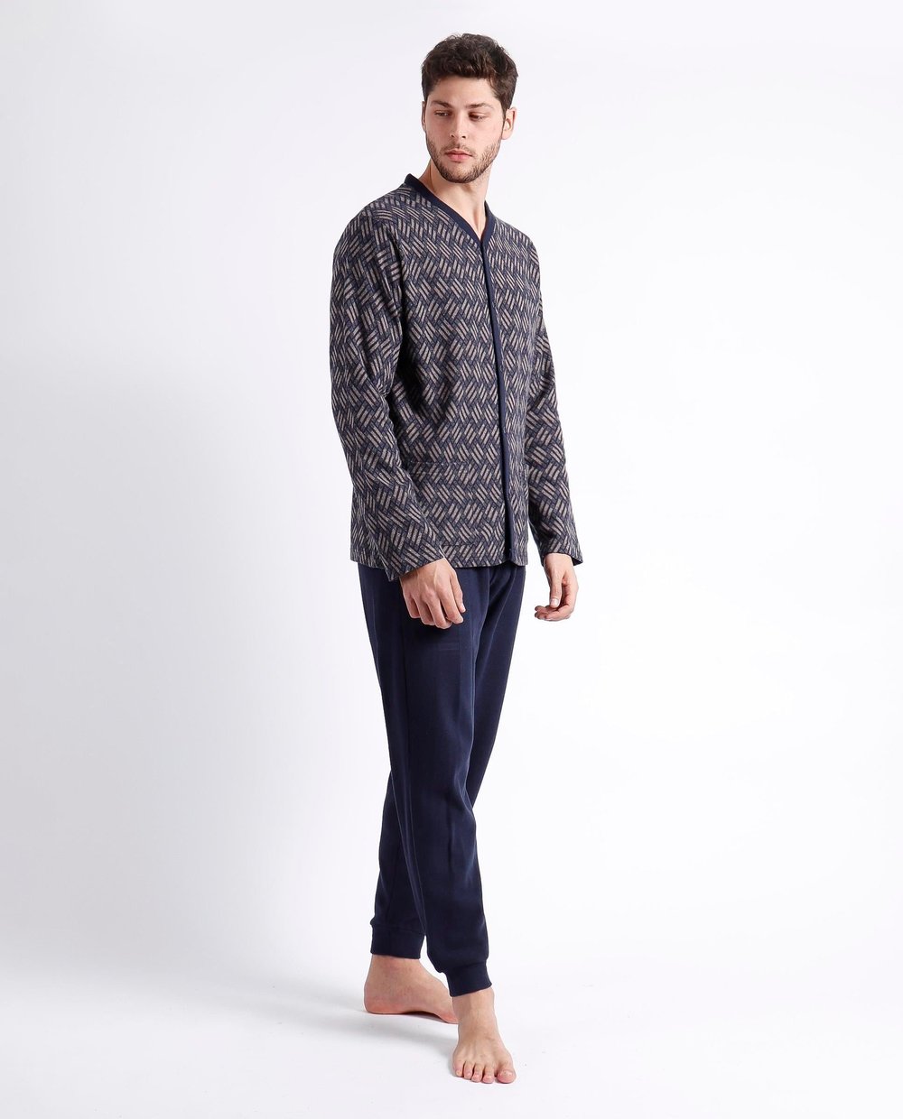 Admas Erkek Pijama Takımı Mavi