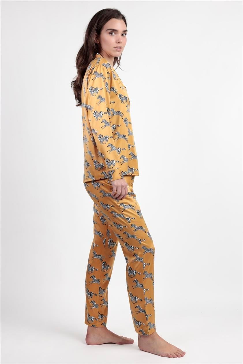 Admas Jungle Fever Kadın Pijama Takımı Çok Renkli