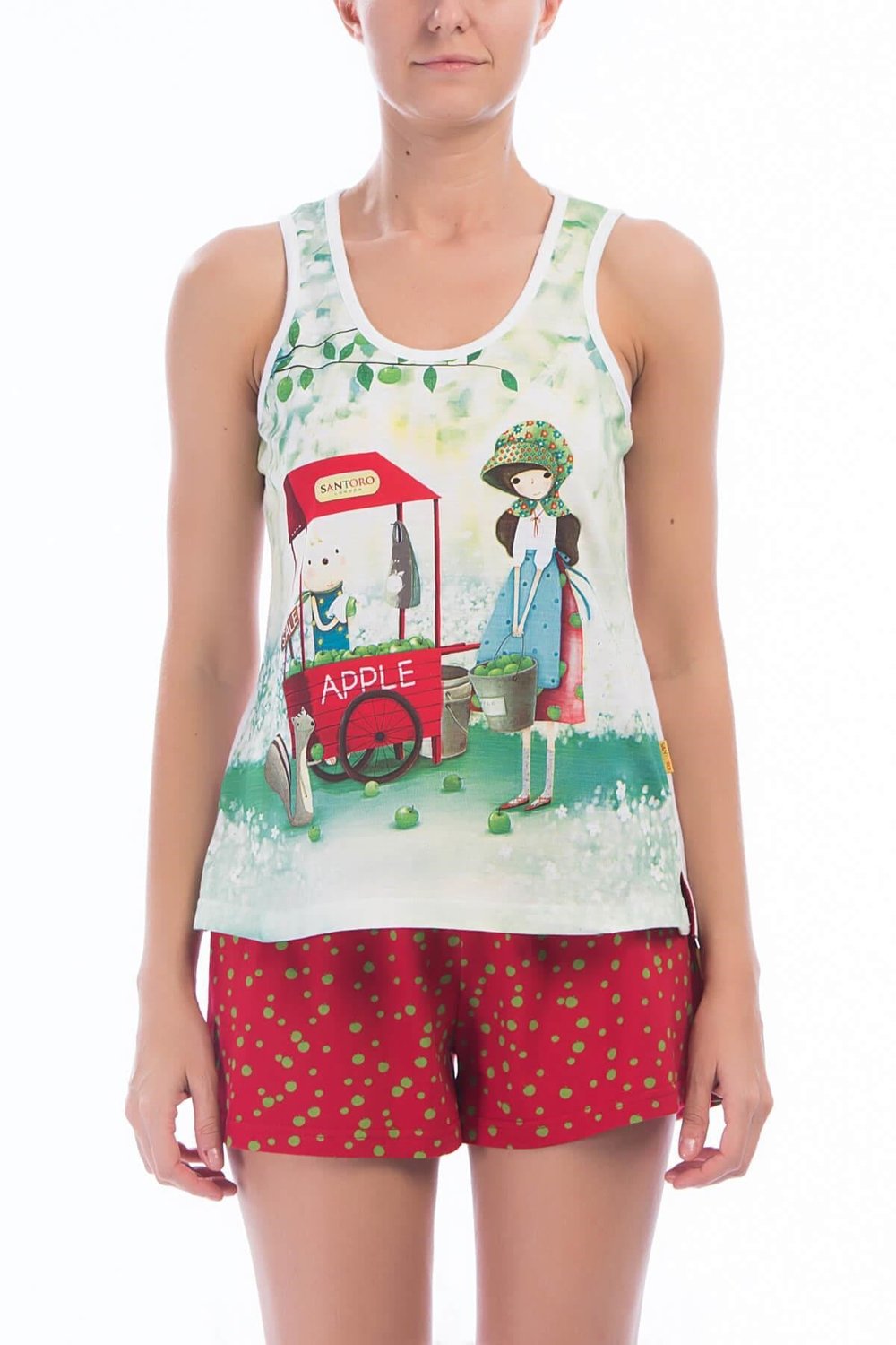 Admas Kadın Pijama Takım Kırmızı