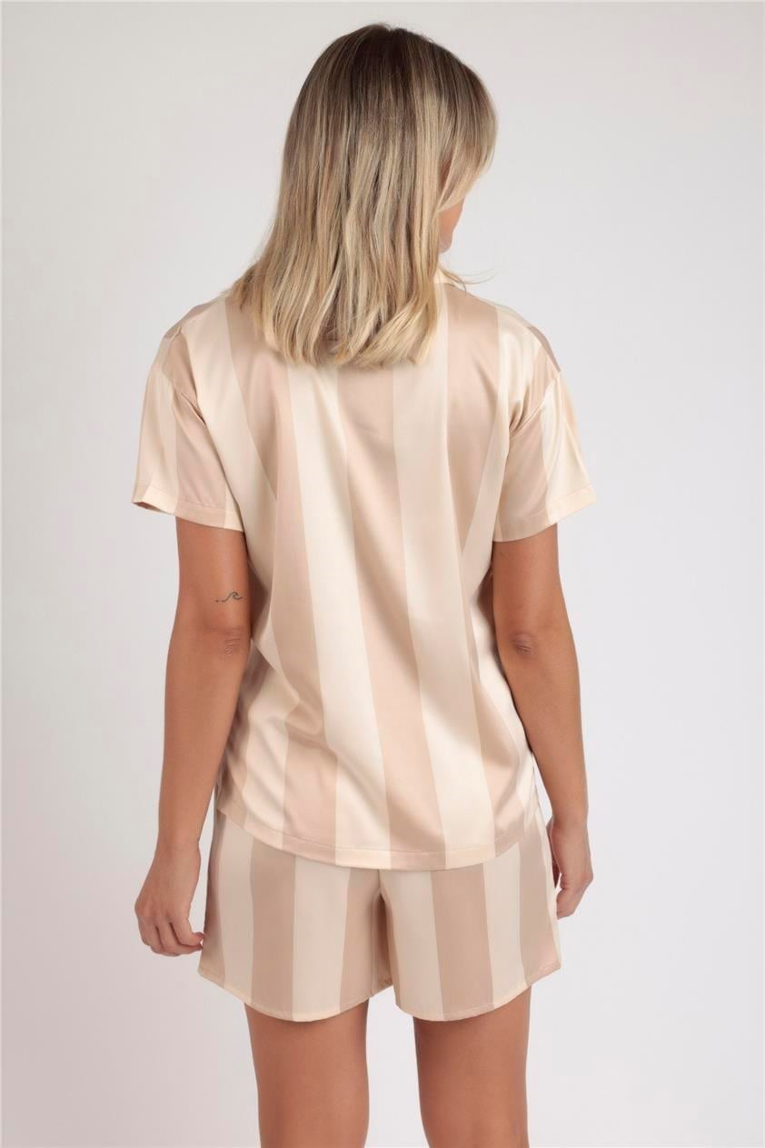 Admas Kadın Pijama Takımı Altın