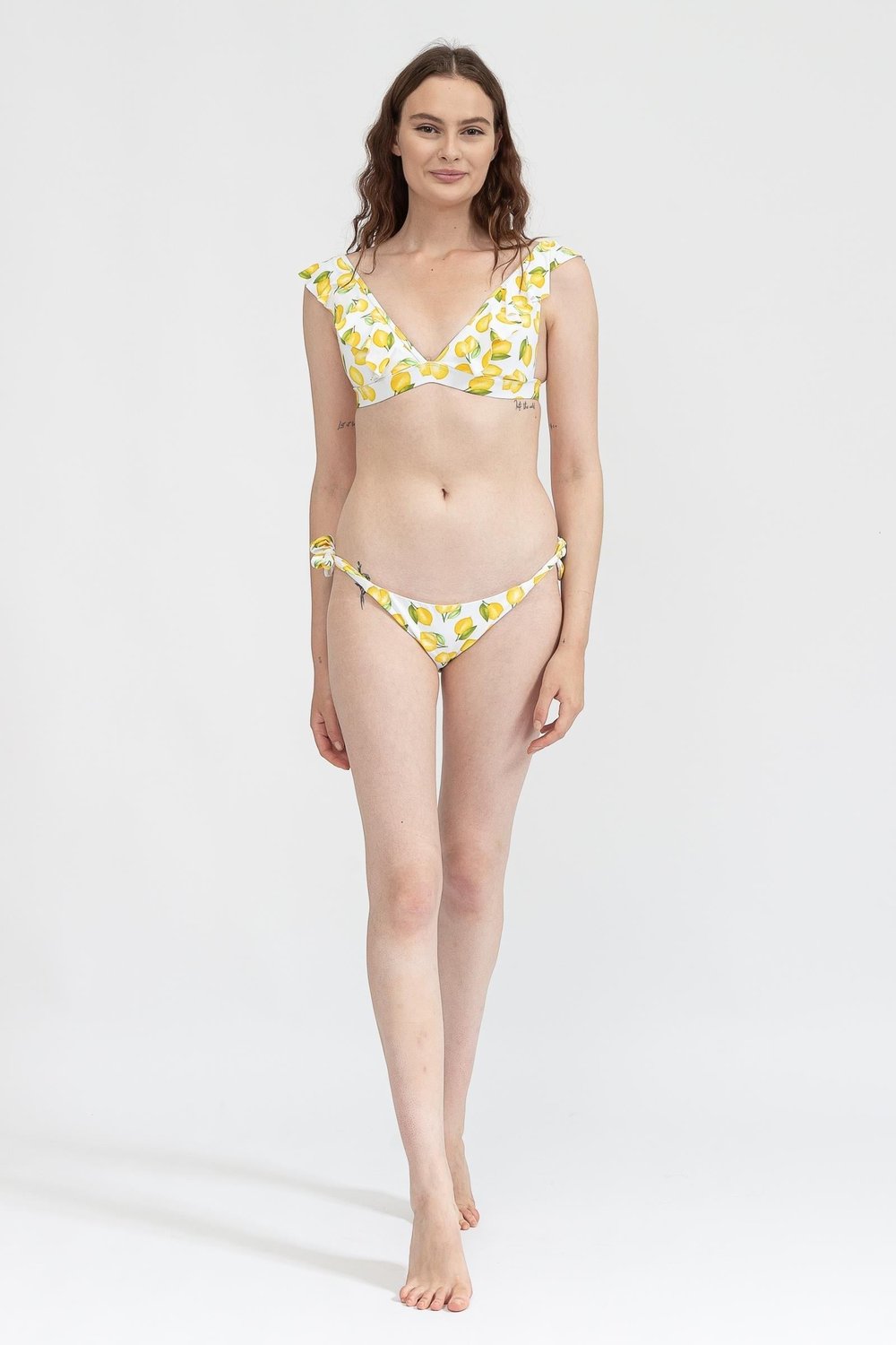 Admas Triangulo Copa Lemons Bikini Takımı Sarı