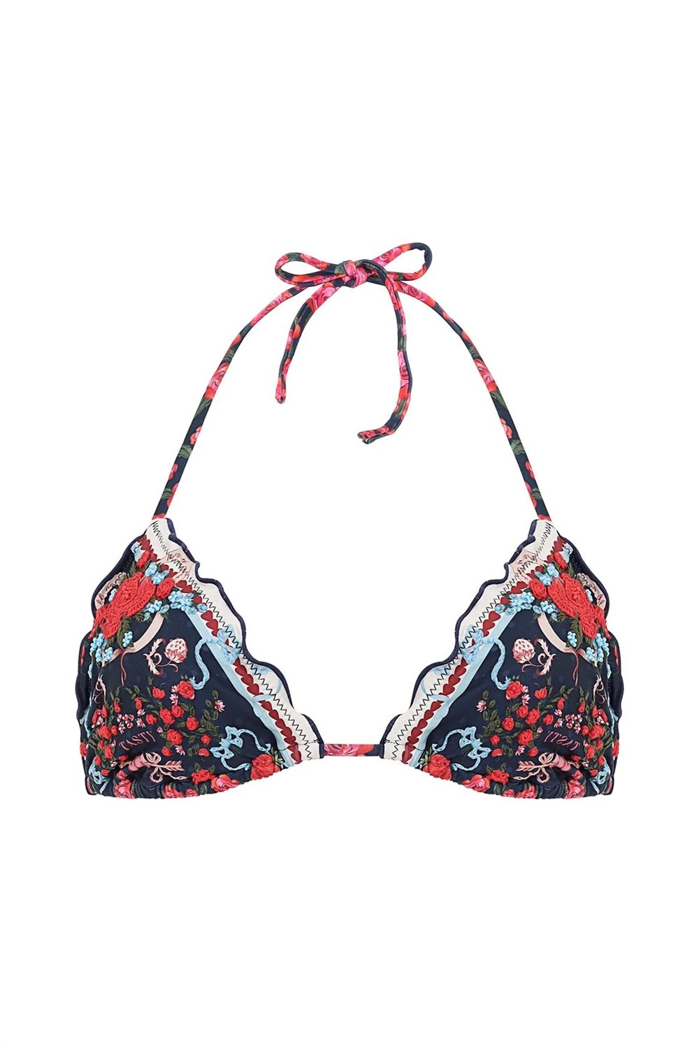 Agua Bendita Lolita Ruche Cherish 20583 Kadın Bikini Üstü Çok Renkli