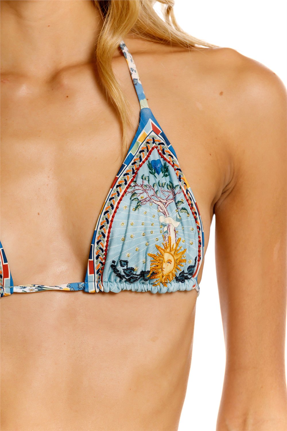 Agua Bendita Lolita Solstice 20561 Kadın Bikini Üstü Çok Renkli