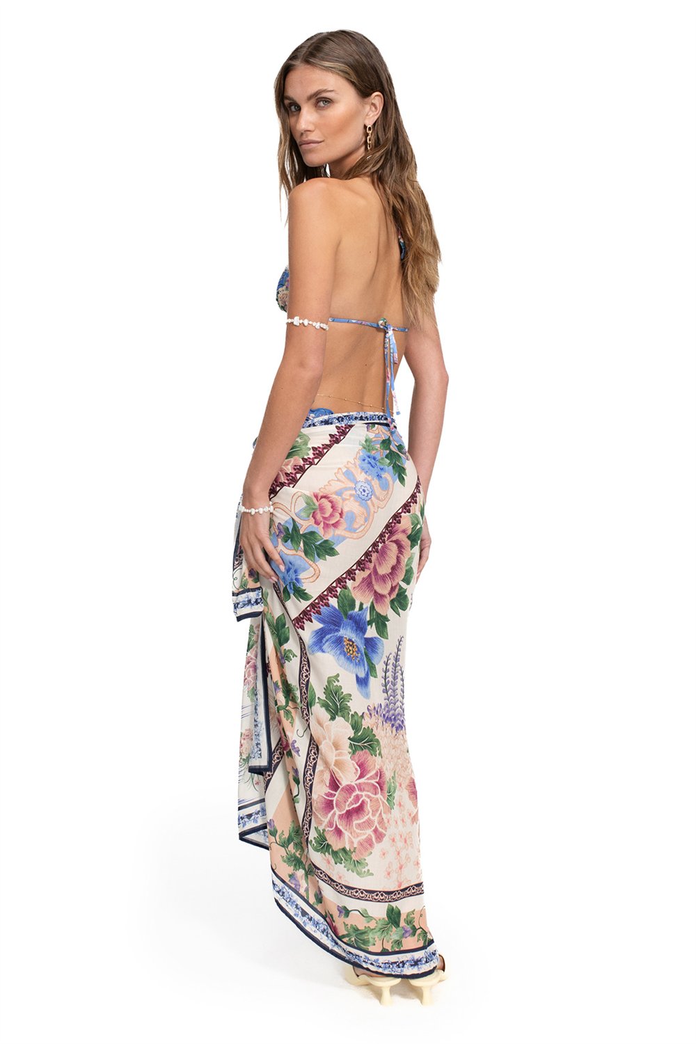 Agua Bendita Marine Ivy 21763 Kadın Pareo Çok Renkli