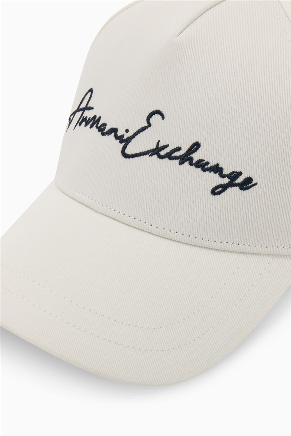 Armani Exchange Erkek Baseball Şapka Beyaz