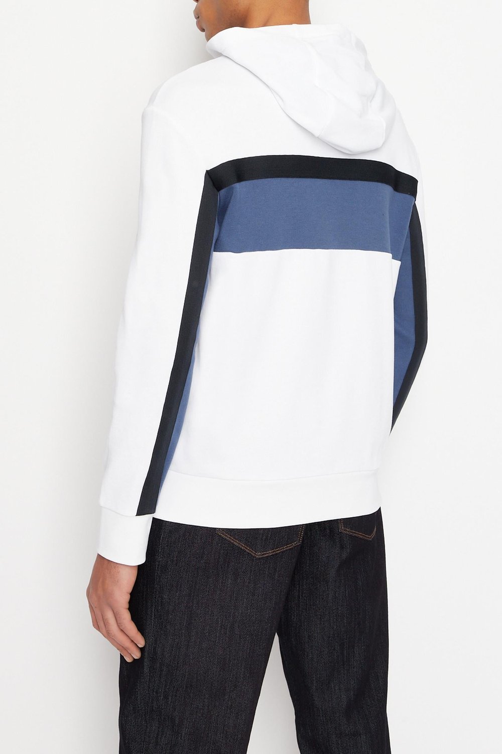 Armani Exchange Erkek Bisiklet Yaka Sweatshirt Beyaz