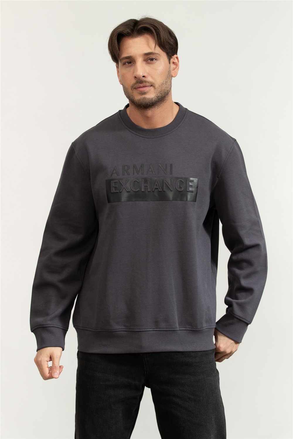 Armani Exchange Erkek Bisiklet Yaka Sweatshirt