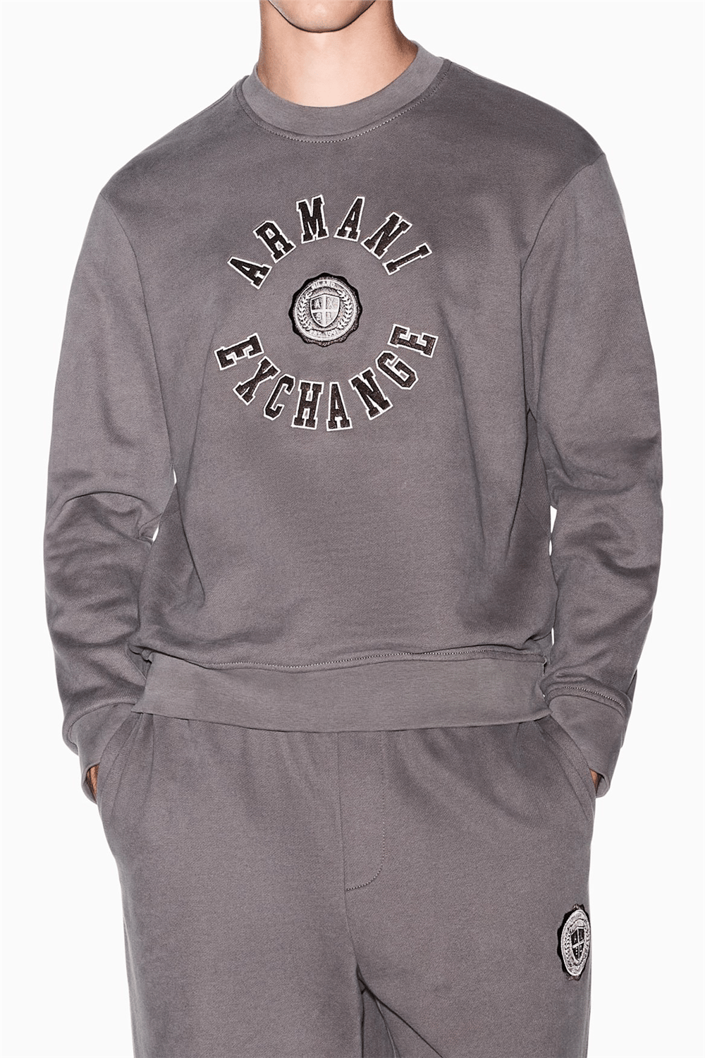 Armani Exchange Erkek Bisiklet Yaka Sweatshirt