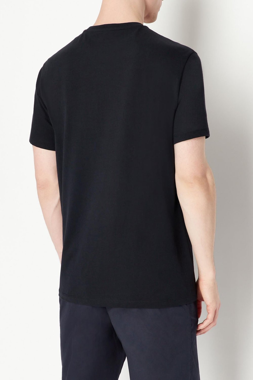 Armani Exchange Erkek Bisiklet Yaka T-Shirt Lacivert