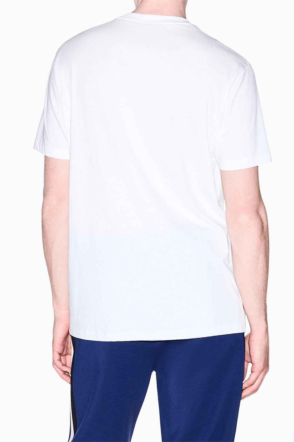 Armani Exchange Erkek Bisiklet Yaka T-Shirt Beyaz