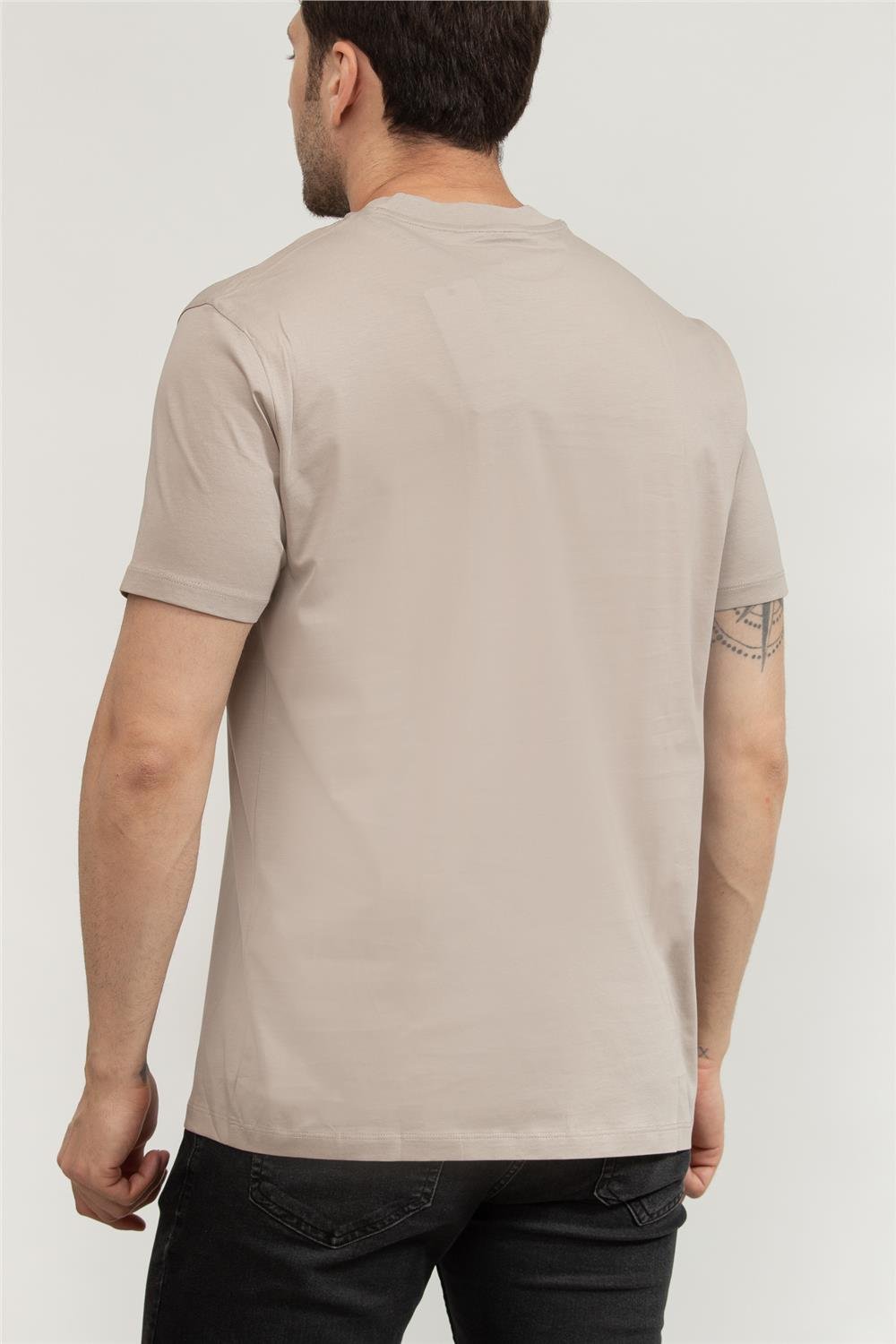 Armani Exchange Erkek Bisiklet Yaka T-Shirt Çok Renkli