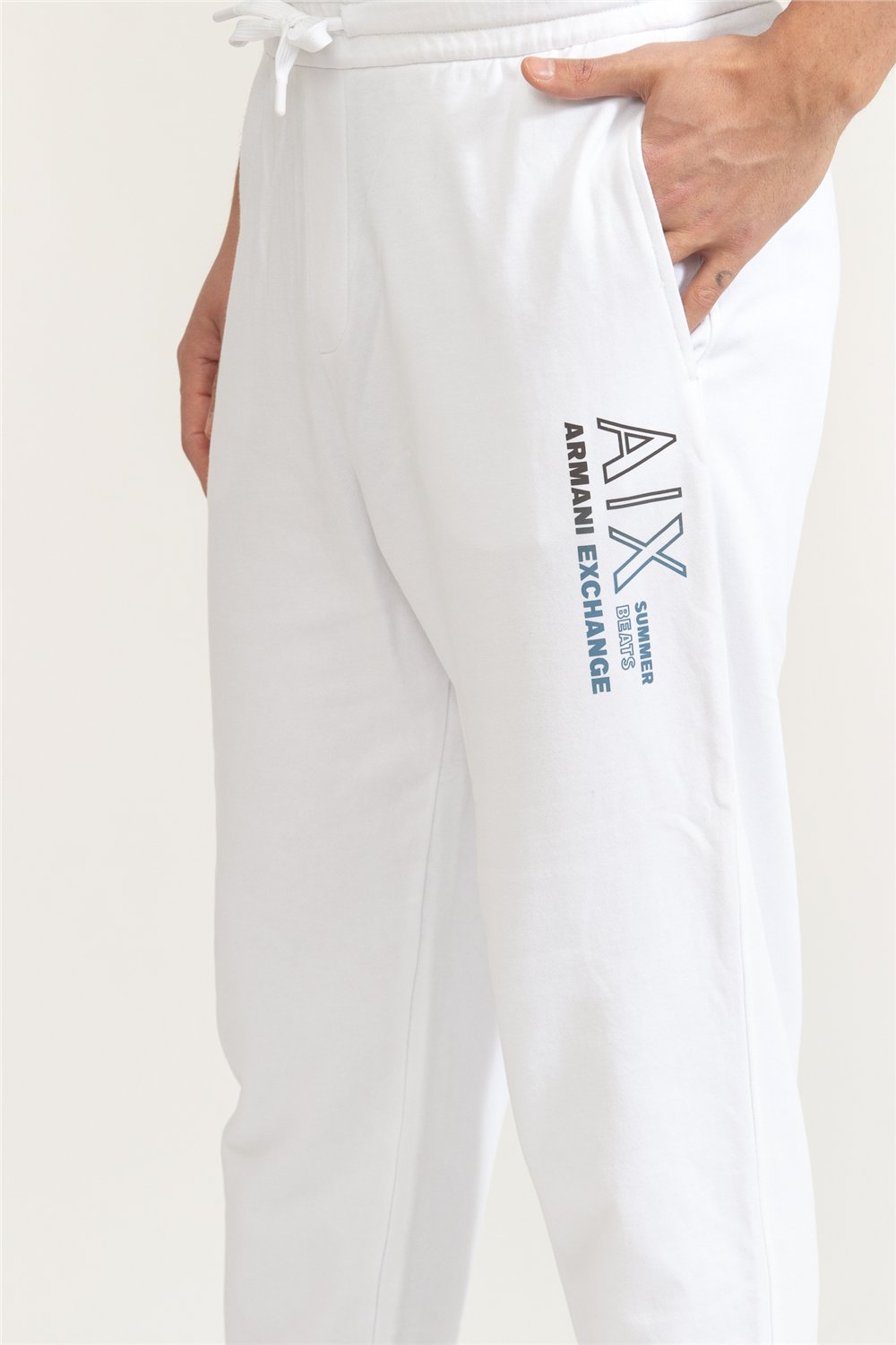 Armani Exchange Erkek Eşofman Alt Beyaz
