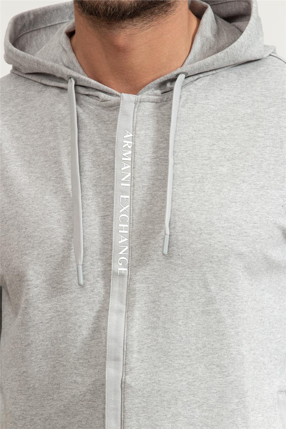 Armani Exchange Erkek Fermuarlı Sweatshirt