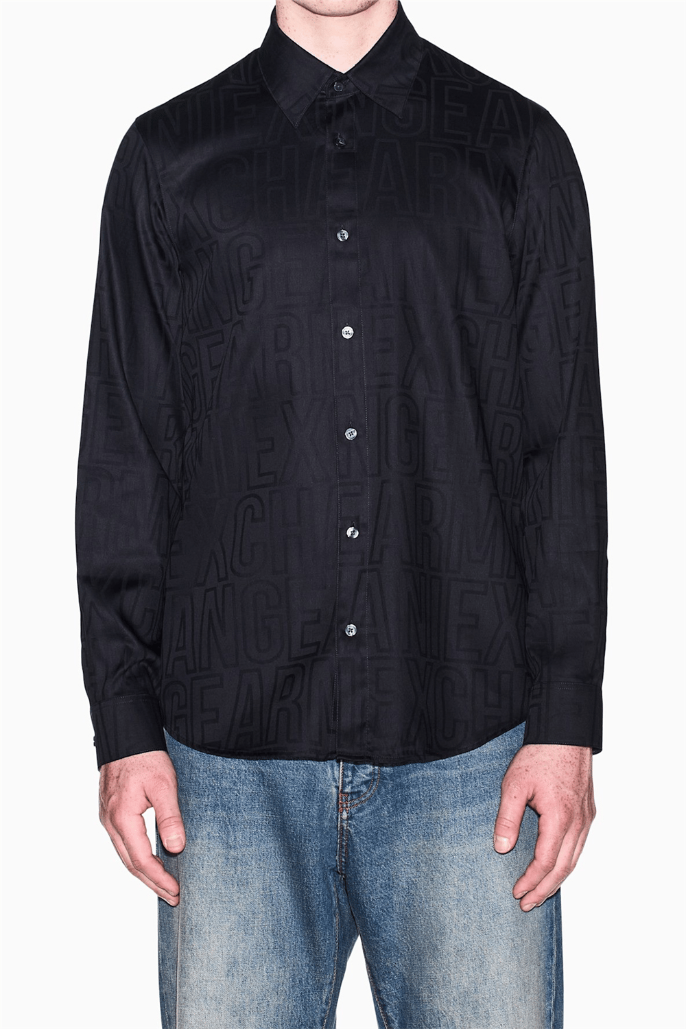 Armani Exchange Erkek Gömlek Siyah