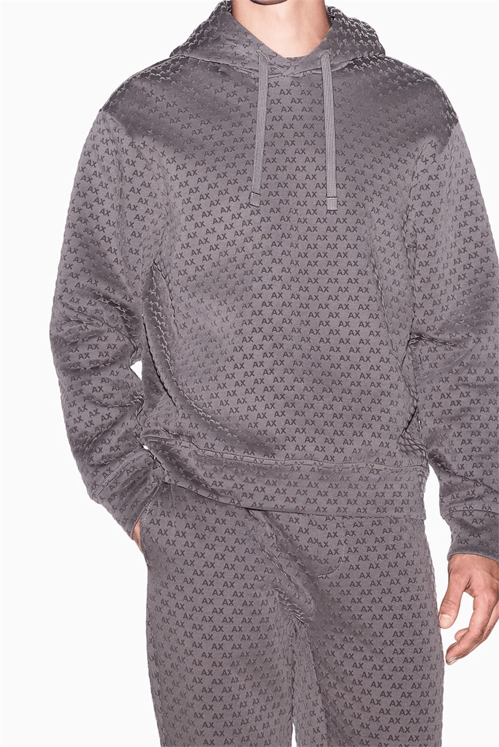 Armani Exchange Erkek Kapüşonlu Sweatshirt