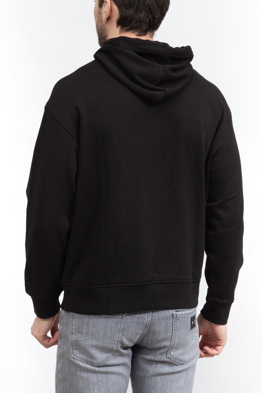 Armani Exchange Erkek Kapüşonlu Sweatshirt Siyah