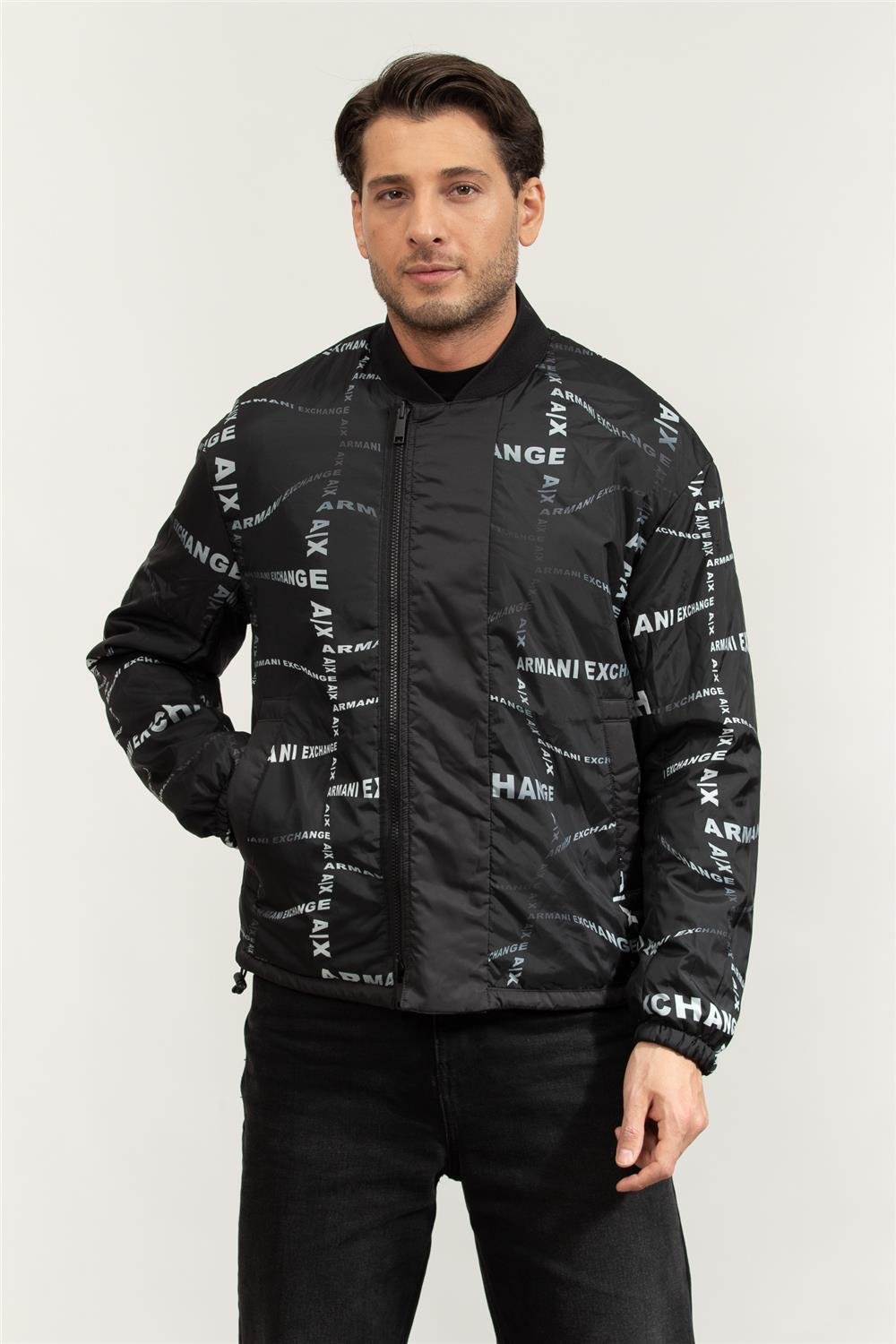 Armani Exchange Erkek Mont Siyah