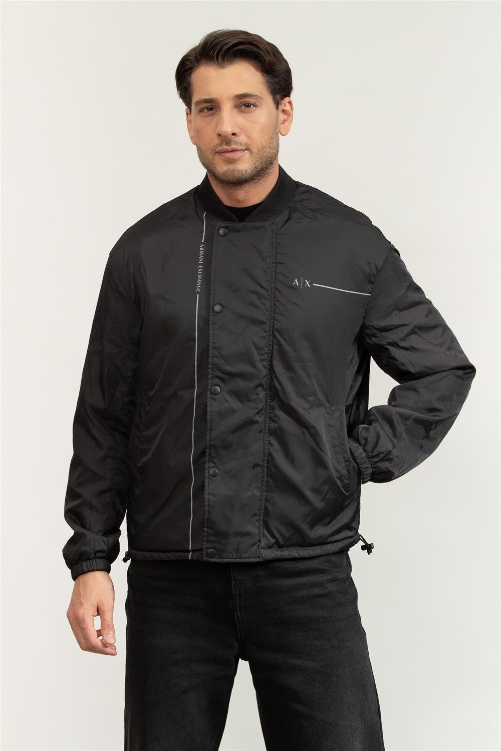 Armani Exchange Erkek Mont Siyah