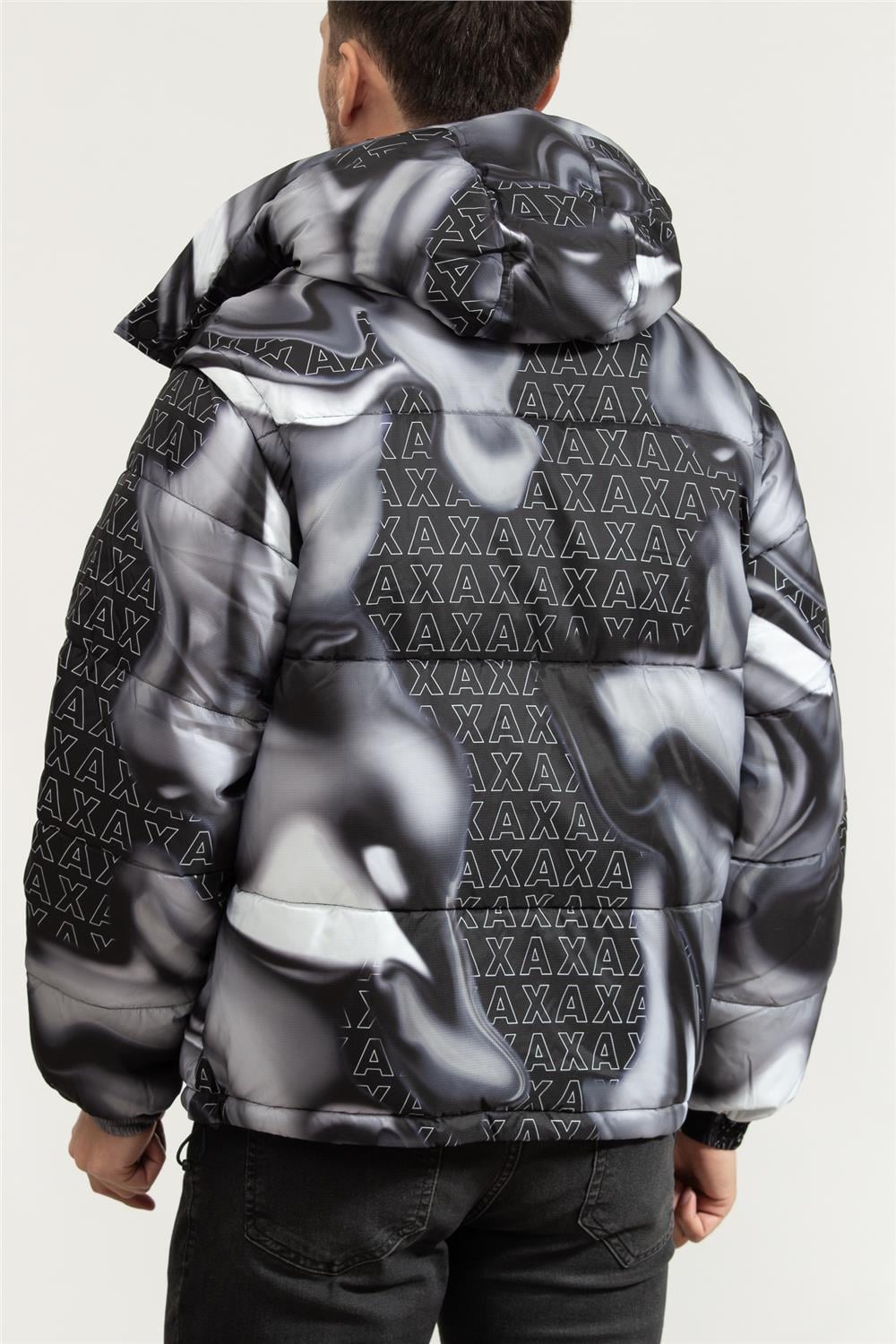 Armani Exchange Erkek Mont Siyah