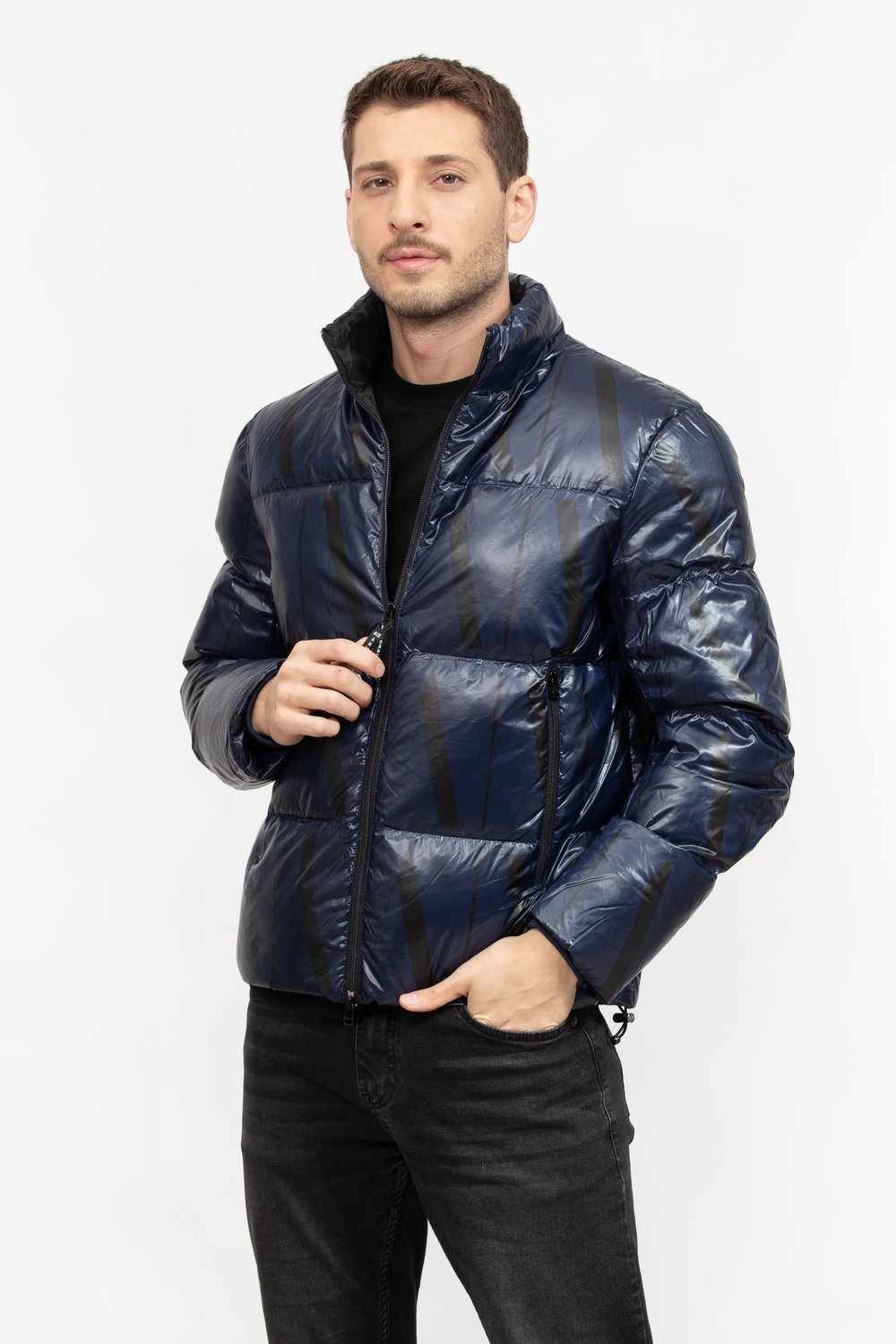 Armani Exchange Erkek Mont Lacivert
