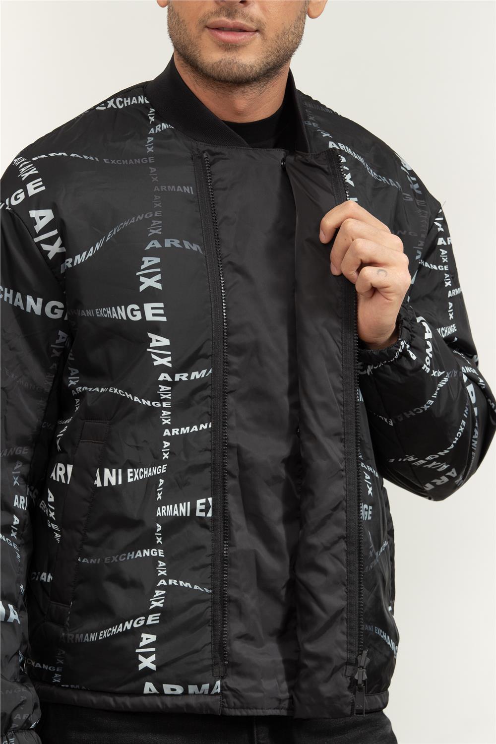 Armani Exchange Erkek Mont Siyah
