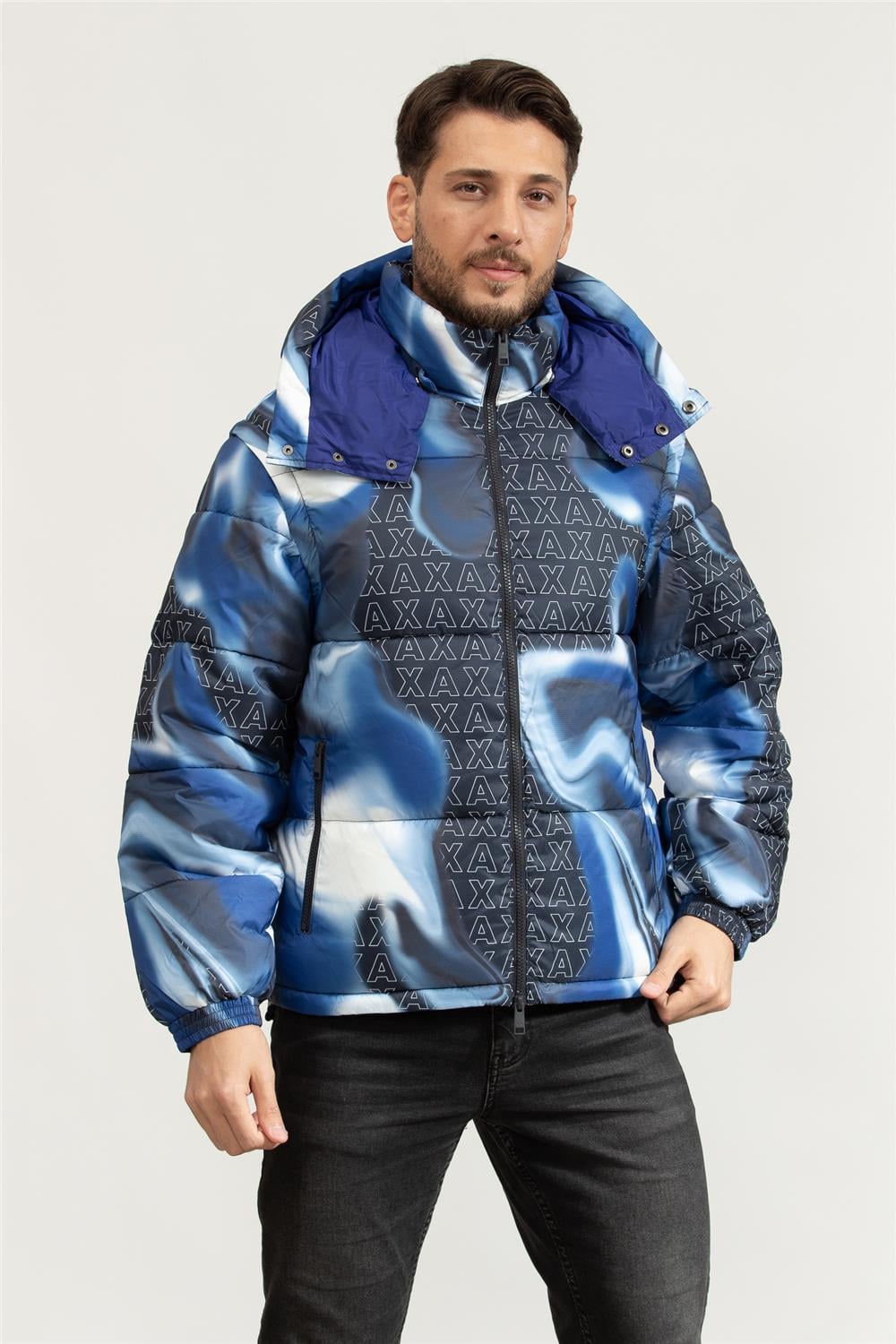 Armani Exchange Erkek Mont Lacivert
