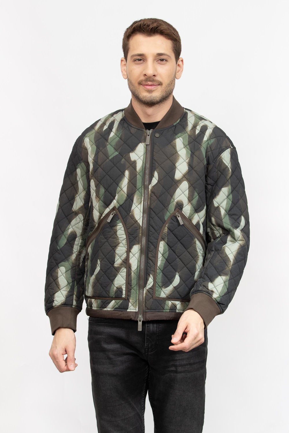 Armani Exchange Erkek Mont Yeşil