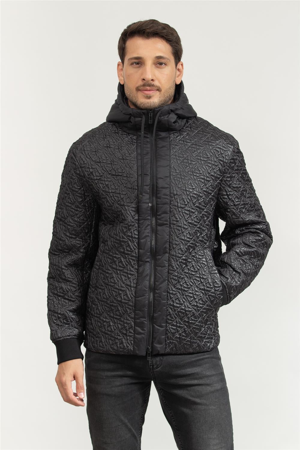 Armani Exchange Erkek Mont Siyah