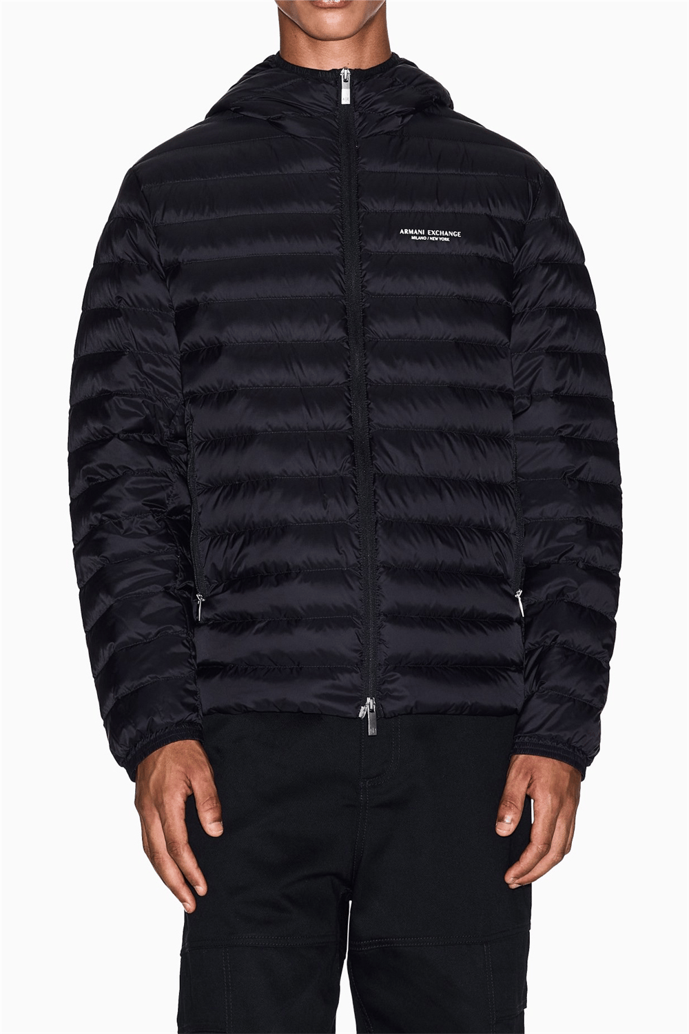 Armani Exchange Erkek Mont Siyah